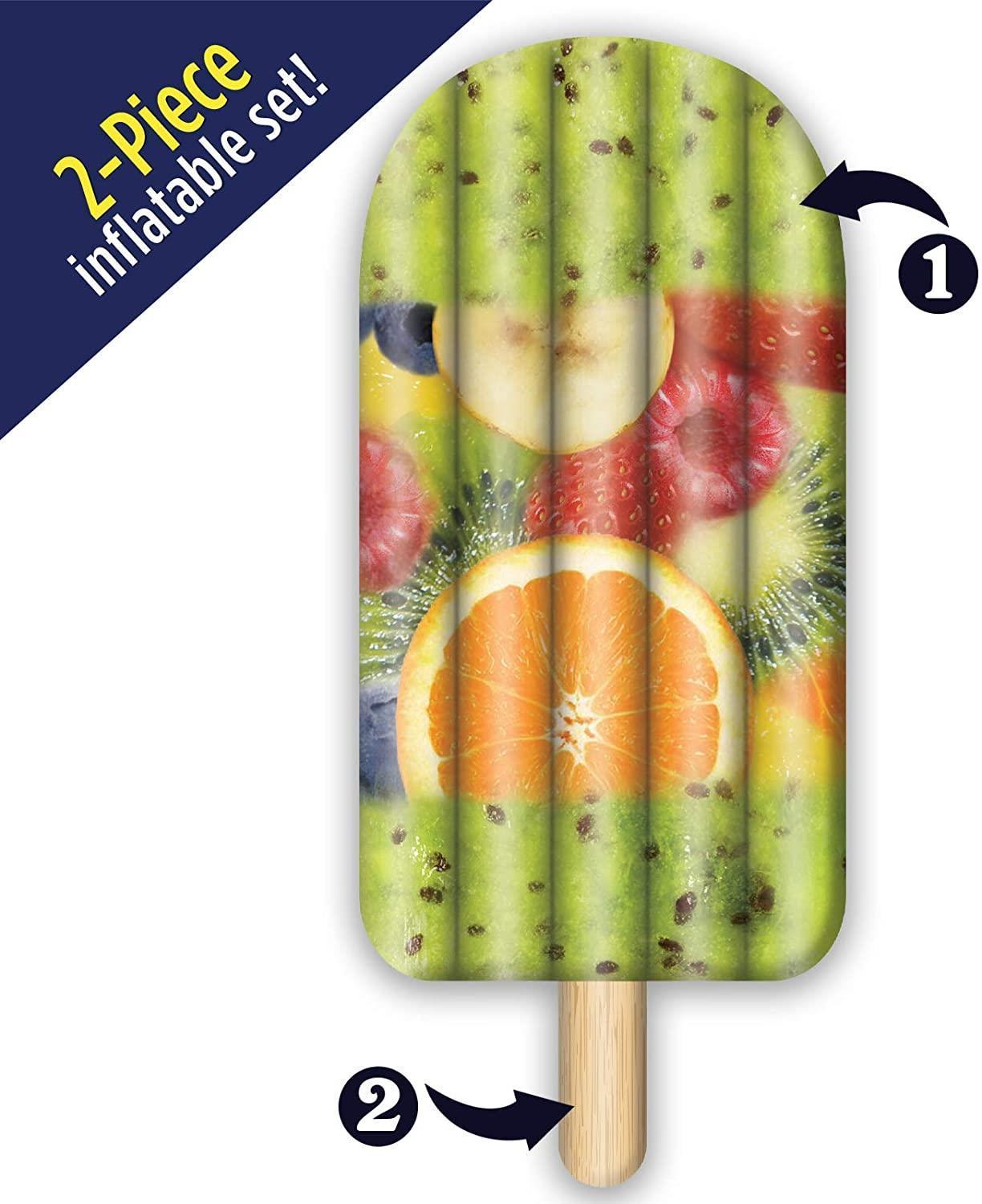 Foto 6 | Paleta De Frutas Piscina Inflable Tubo Flotante Y Fideos 2 En 1 - Venta Internacional.