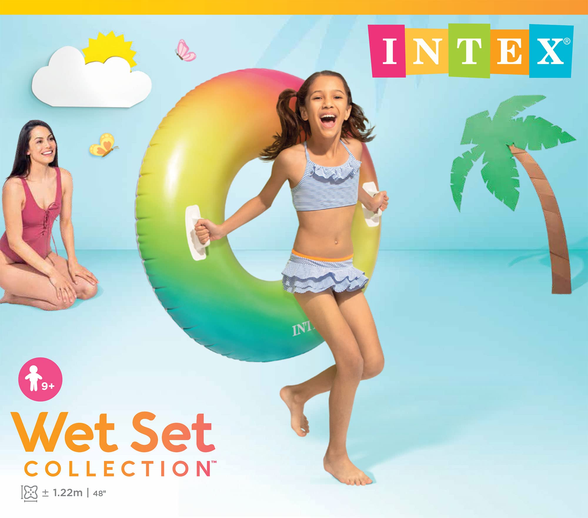Foto 5 pulgar | Tubo Inflable Intex Recreation 48 Color Whirl - Venta Internacional.