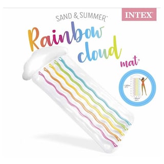 Foto 2 | Flotador Colchón Inflable Intex 56804NP Nube Arcoíris para Adulto