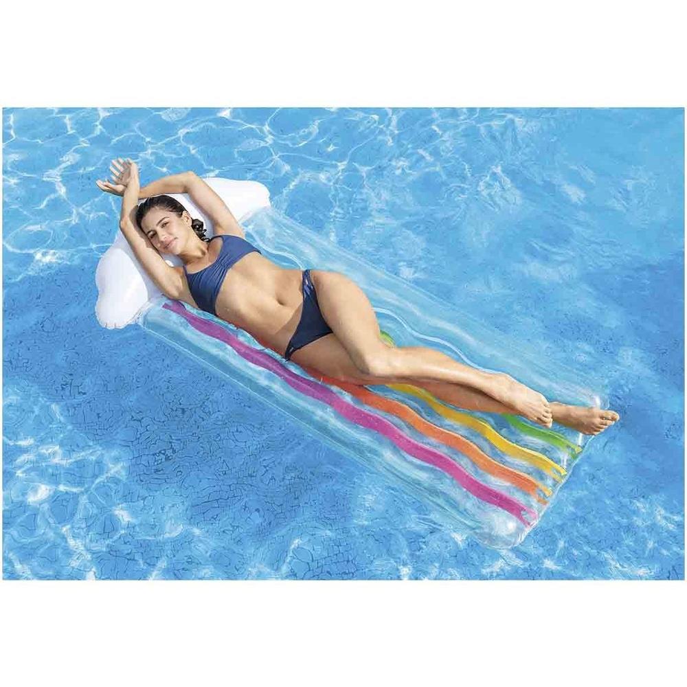 Foto 4 pulgar | Flotador Colchón Inflable Intex 56804NP Nube Arcoíris para Adulto