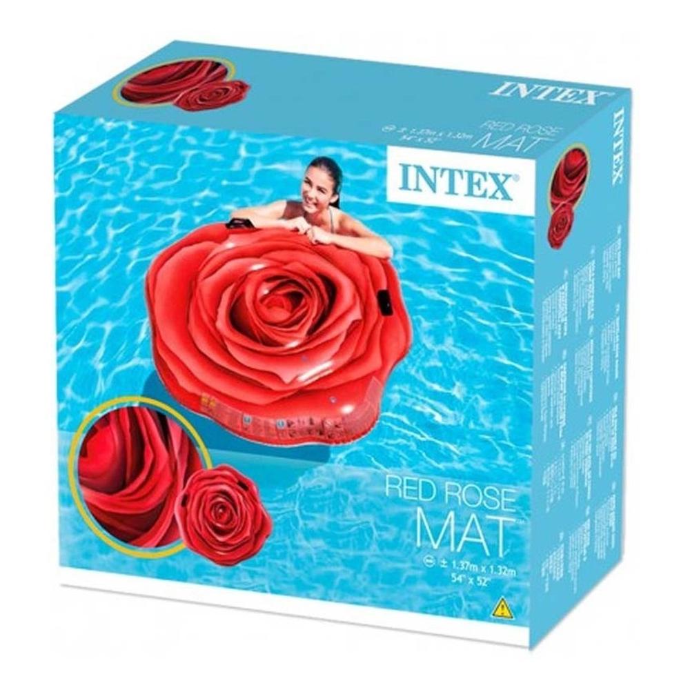 Foto 4 pulgar | Inflable Flotador Rosa Roja Para Alberca Piscina 1 Per Intex