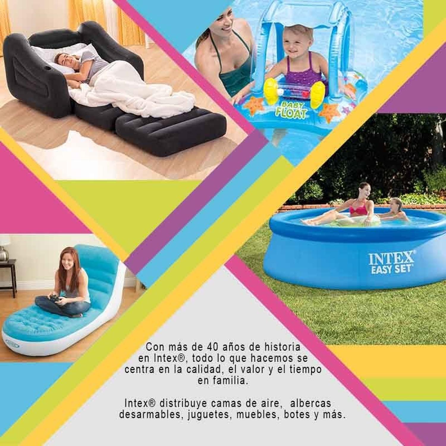 Foto 3 pulgar | Flotador Inflable Intex 56274NP Dona con Glitter