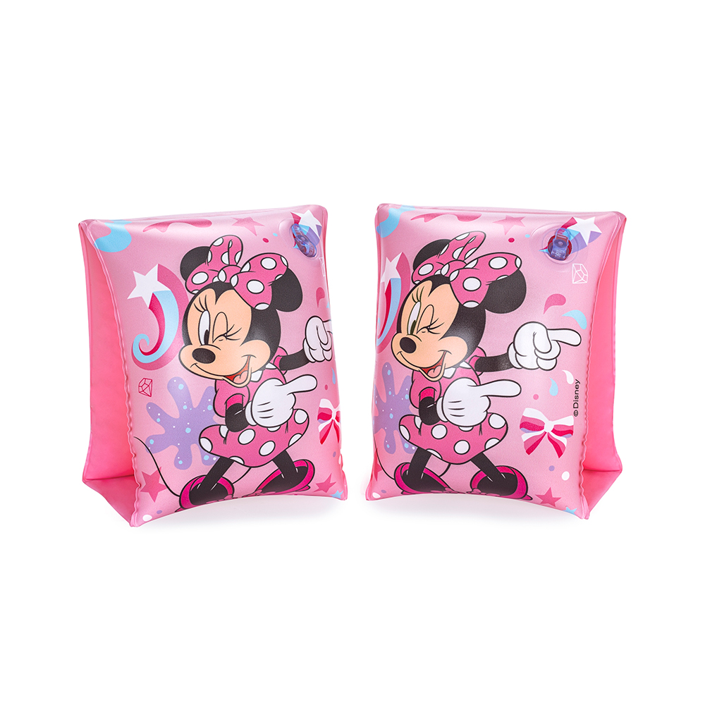 Foto 3 pulgar | Flotadores Inflables Disney 91038-6 color Rosa Flotis Infantil de Minnie 6 PZAS