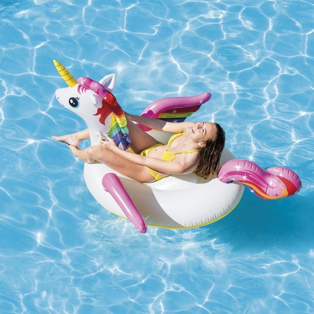 Foto 2 | Inflable Montable Intex de Unicornio Blanco