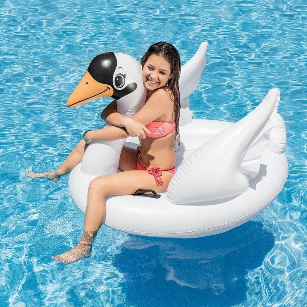 Foto 3 pulgar | Inflable Montable Intex Cisne color Blanco