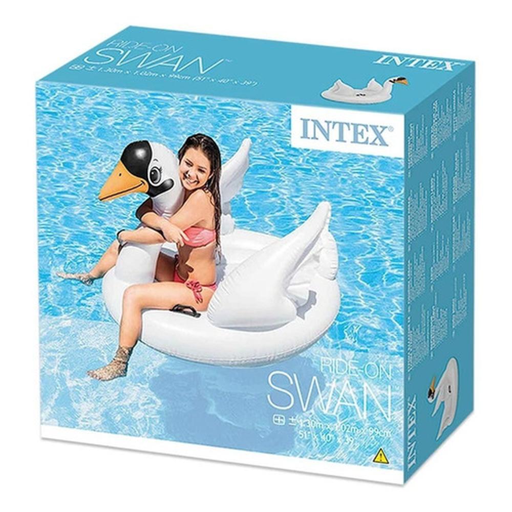 Foto 4 pulgar | Inflable Montable Intex Cisne color Blanco