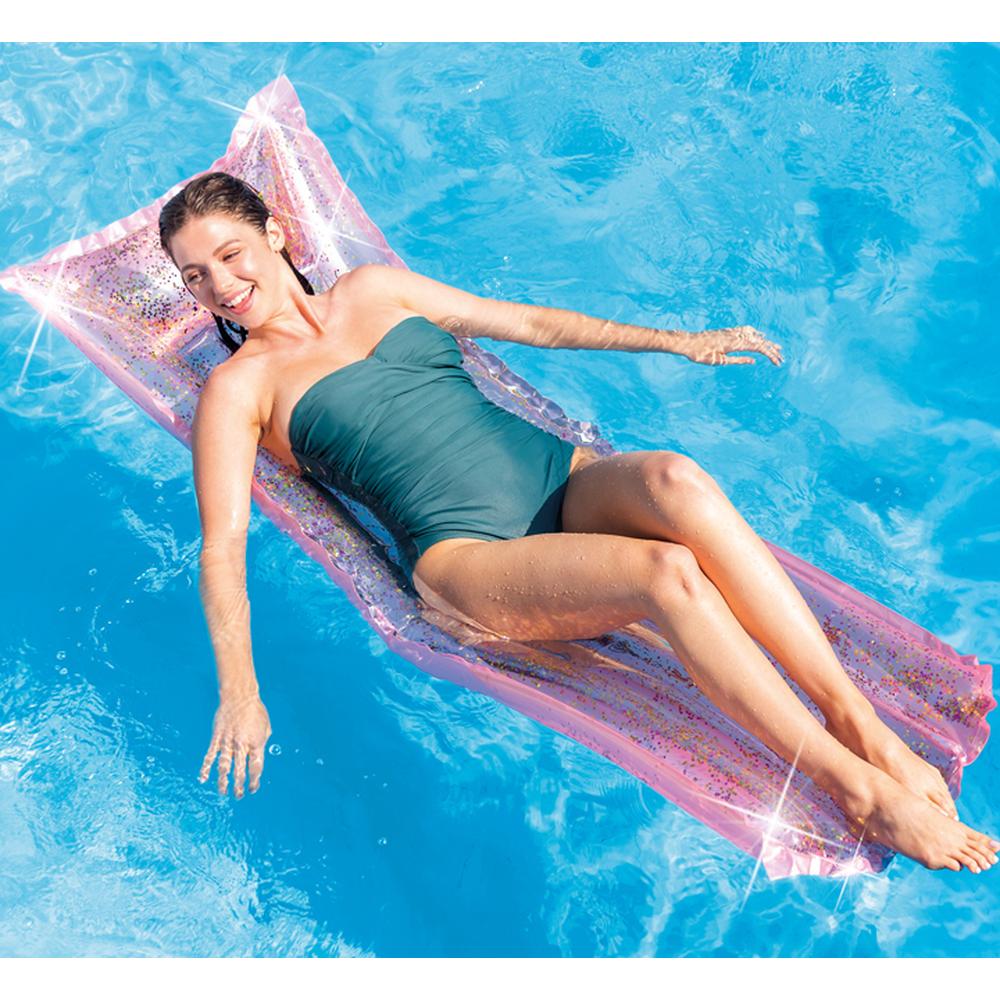 Foto 3 | Flotador Inflable Rosa Brillante Intex 58720