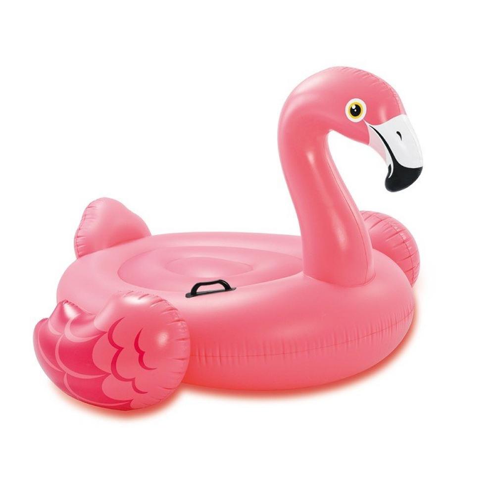 Foto 2 pulgar | Inflable Montable Intex Flamingo Rosa