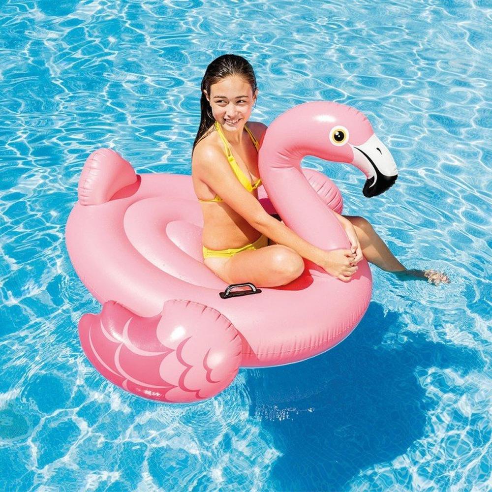 Foto 3 pulgar | Inflable Montable Intex Flamingo Rosa