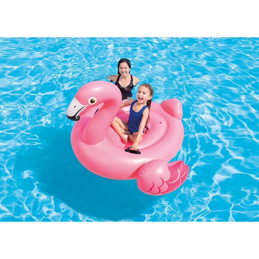 Foto 4 pulgar | Inflable Montable Intex Flamingo Rosa