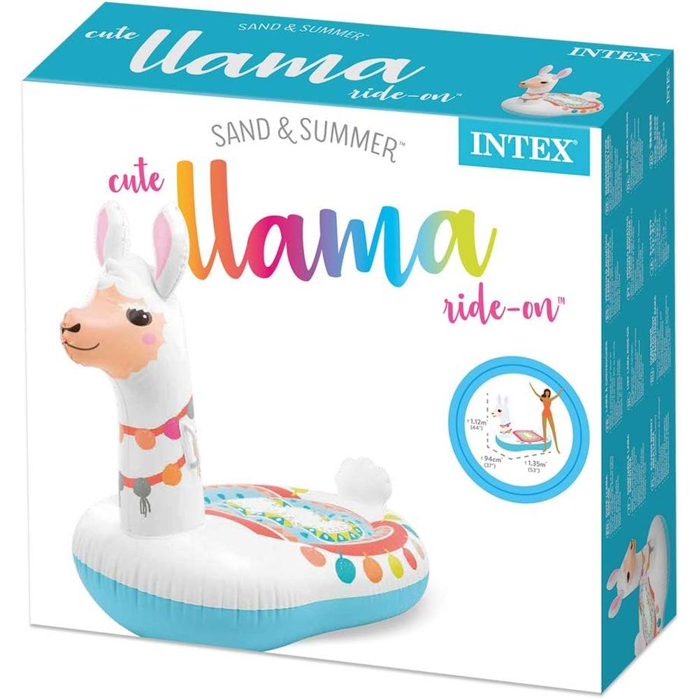 Foto 5 pulgar | Inflable Intex Llam color Blanco