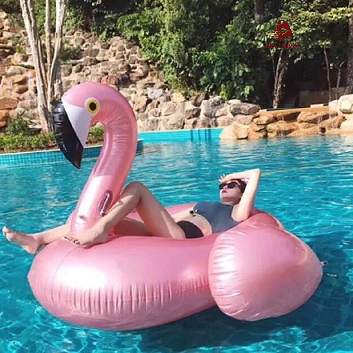 Foto 7 | Flotador Salvavidas Elegate Flamingo Rosa para Alberca