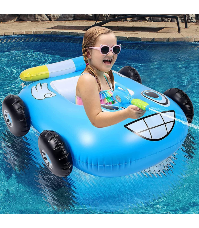 Foto 8 | Inflable De Piscina Para Niños Juguete De Alberca,lanzador Agua Azul