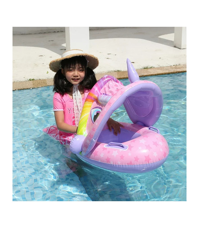 Foto 6 pulgar | Inflable De Piscina Para Niños Juguete De Alberca Flotador Unicornio