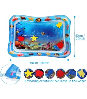 Foto 4 | Alfombra de Agua Inflable con Imágenes Submarinas para Bebés