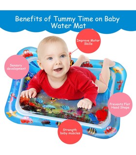 Foto 7 | Alfombra de Agua Inflable con Imágenes Submarinas para Bebés