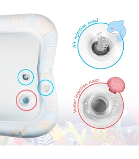 Foto 8 | Alfombra de Agua Inflable con Imágenes Submarinas para Bebés