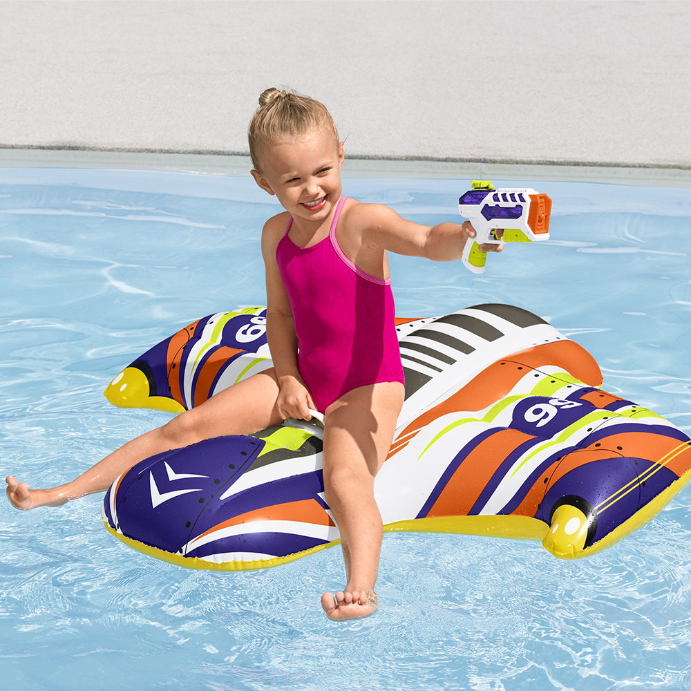Foto 4 | Salvavidas Infantil Montable Nave Espacial Inflable