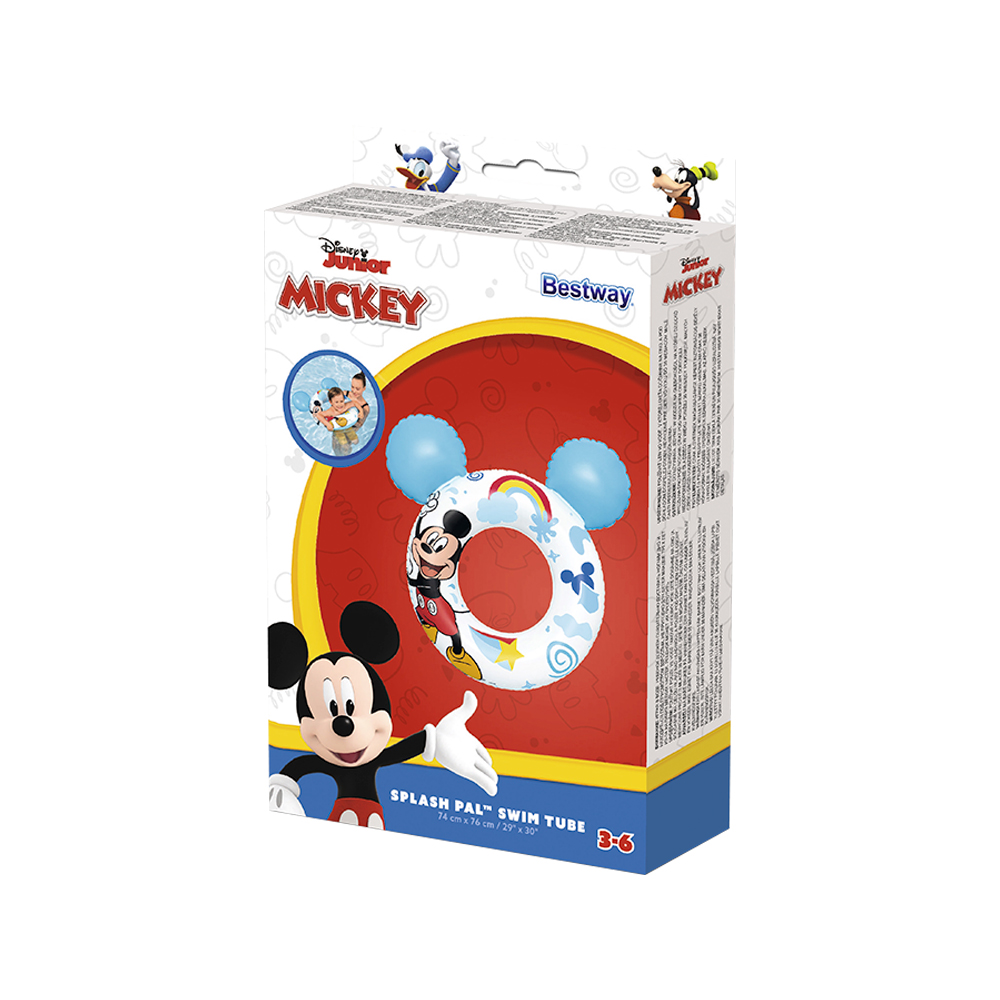 Foto 4 pulgar | Salvavidas Infantil Dona Inflable De Mickey Mouse Bestway