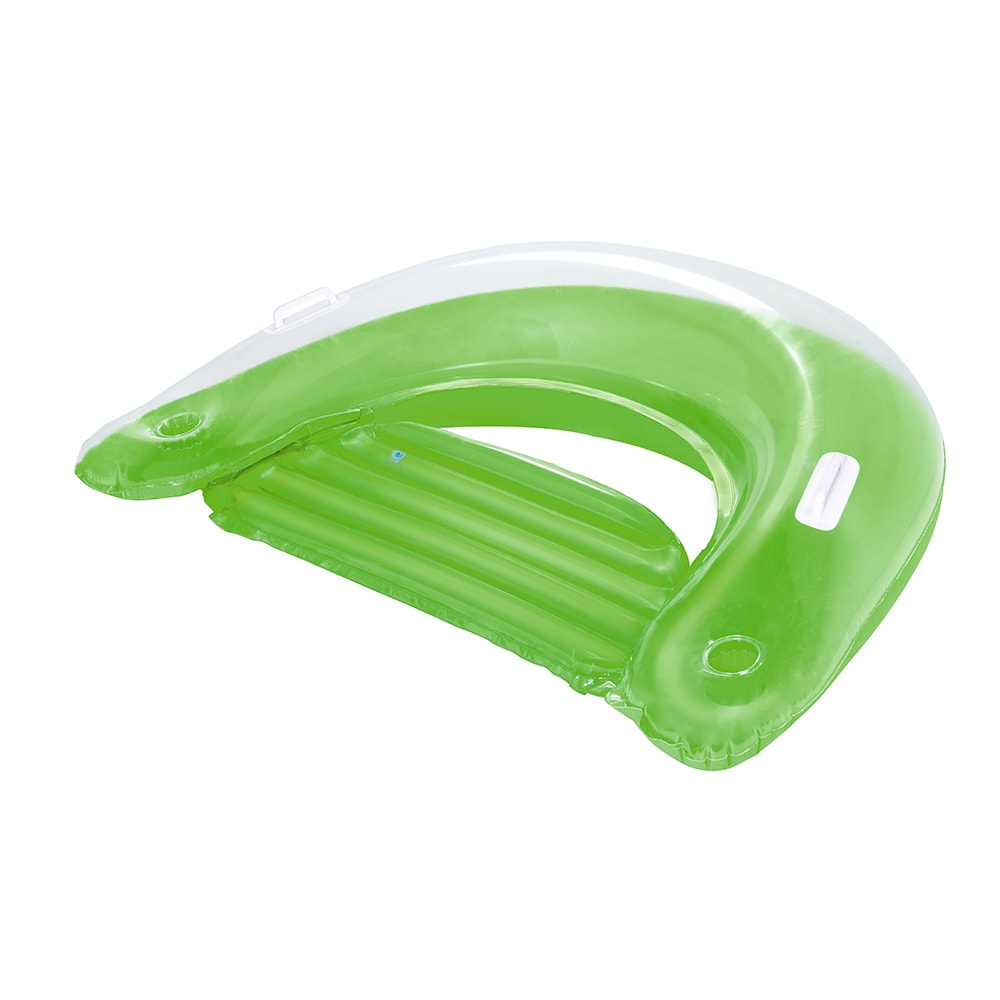 Flotador Inflable Montable Juvenil Verde con Portavasos y Manijas $359