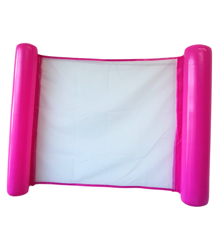 Foto 3 pulgar | Hamaca Inflable Rosa con Red para Piscina 102 x 77 cm