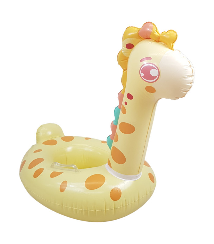 Asiento Inflable Jirafa Amarilla