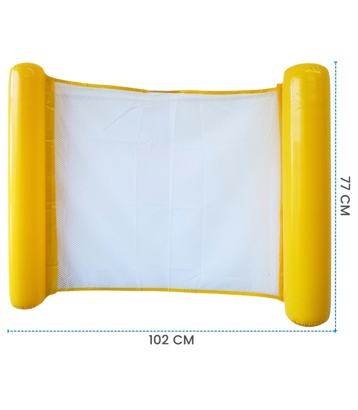 Foto 5 pulgar | Hamaca Inflable con Red para Piscina 102 cm