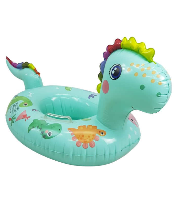 Asiento Inflable Dinosaurio Verde $275