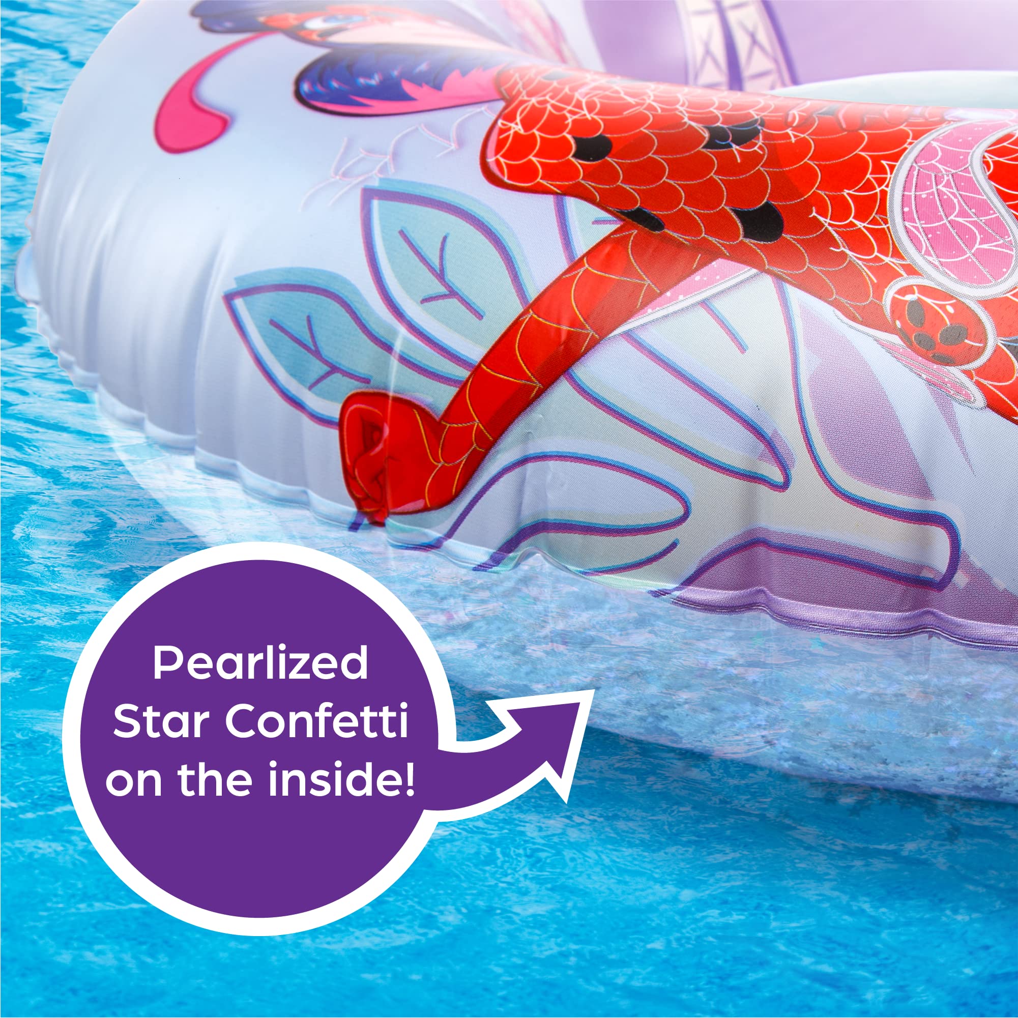 Foto 6 | Piscina Flotante Mighty Mojo Miraculous Ladybug Cat Noir Para Niños - Venta Internacional.