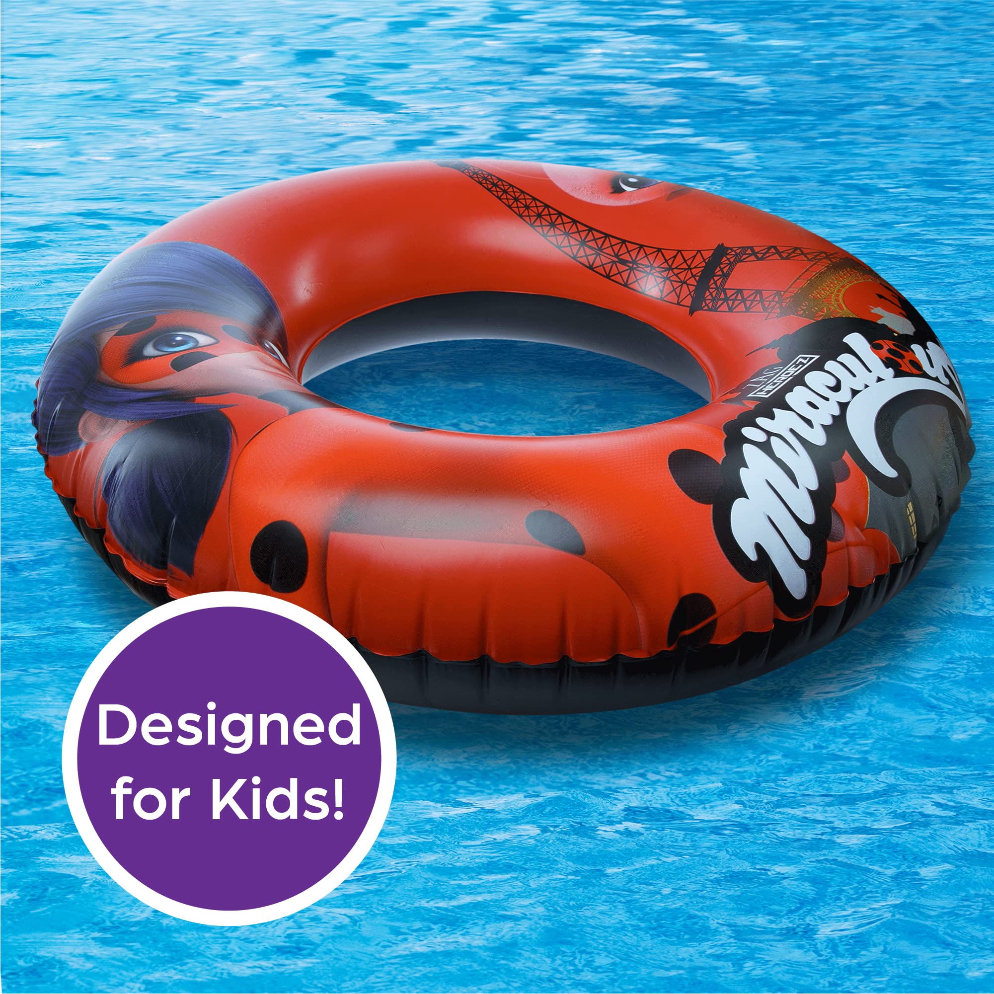 Foto 7 pulgar | Flotador Para Piscina Mighty Mojo Miraculous Ladybug Con Tikki, 30 Cm - Venta Internacional.