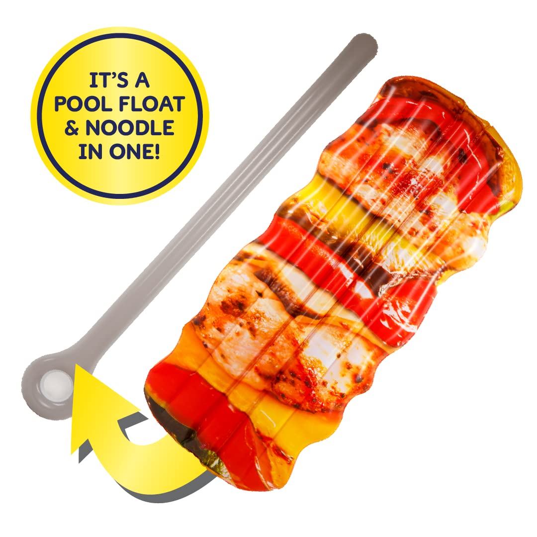 Foto 4 pulgar | Kebab De Pollo Mighty Mojo Con Forma De Tubo Flotante Para Piscina Con Fideos - Venta Internacional.