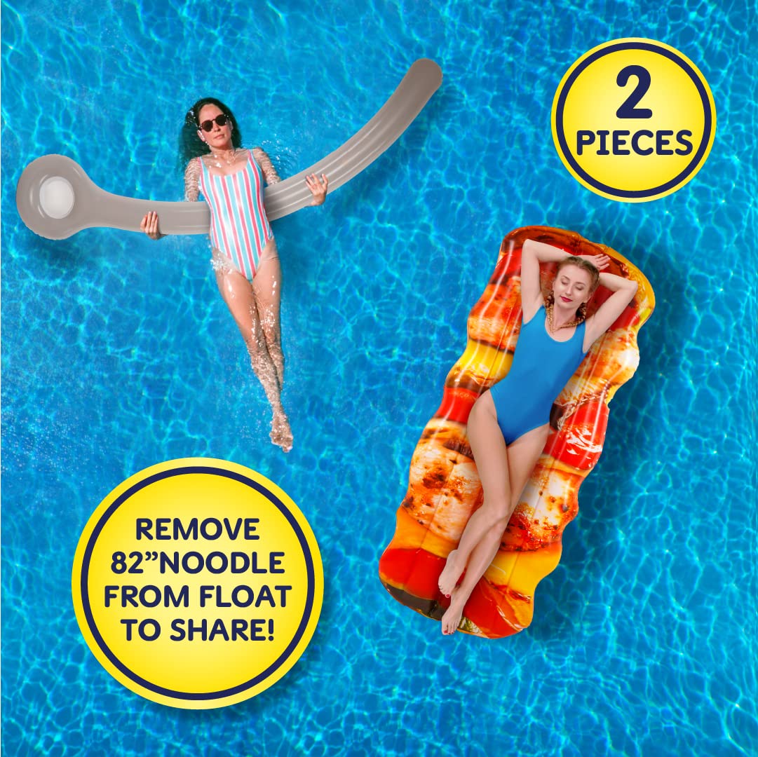 Foto 5 pulgar | Kebab De Pollo Mighty Mojo Con Forma De Tubo Flotante Para Piscina Con Fideos - Venta Internacional.