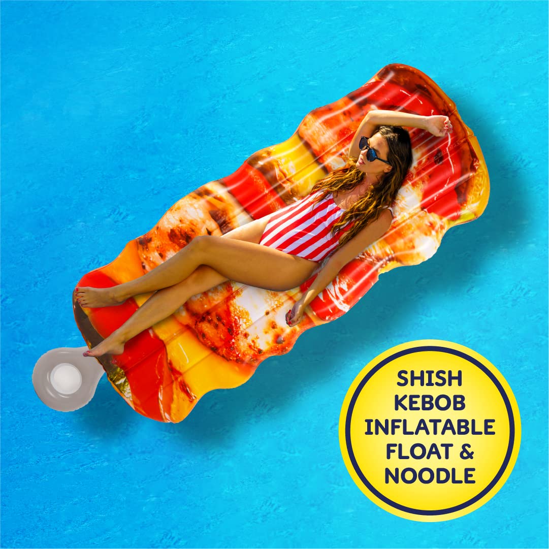 Foto 6 pulgar | Kebab De Pollo Mighty Mojo Con Forma De Tubo Flotante Para Piscina Con Fideos - Venta Internacional.