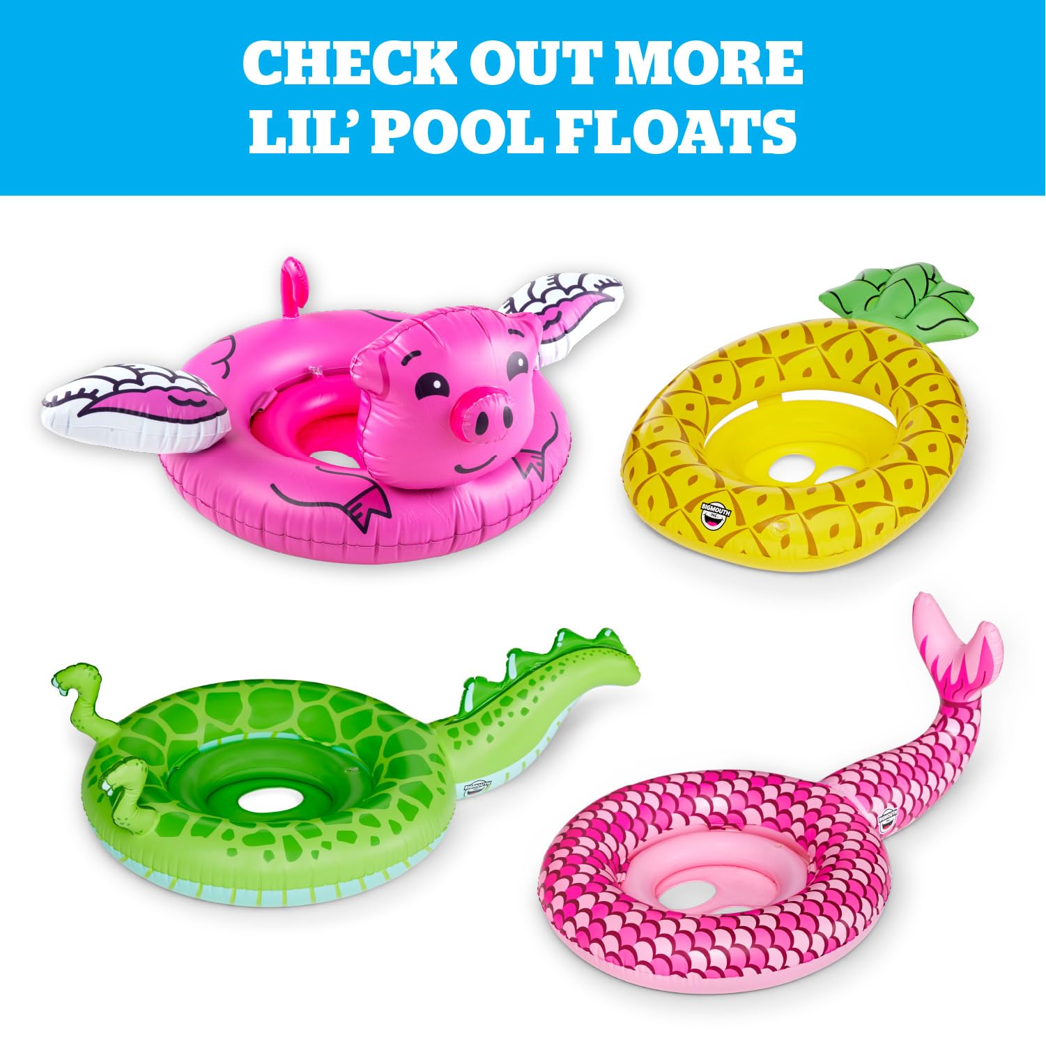 Foto 7 pulgar | Pool Float Bigmouth Inc Lil' Water Para Bebés De 1 A 3 Años - Venta Internacional.