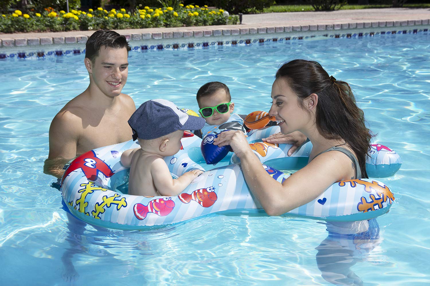 Foto 2 pulgar | Piscina Baby Rider Poolmaster Mommy & Us 2 Child - Venta Internacional.