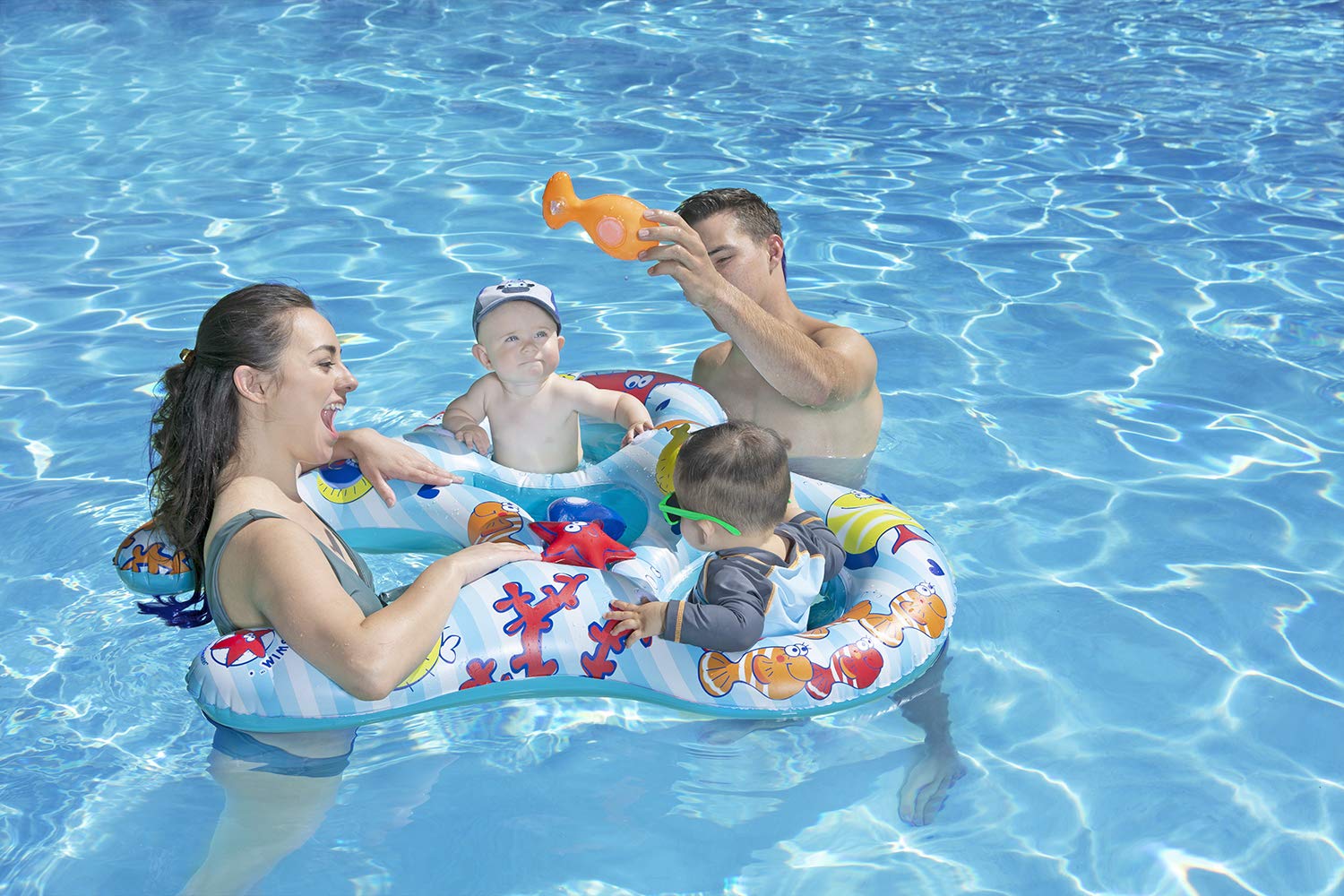 Foto 6 pulgar | Piscina Baby Rider Poolmaster Mommy & Us 2 Child - Venta Internacional.