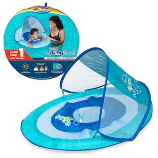 Foto 1 | Baby Spring Float Swimways Con Toldo Upf50+, Langosta Azul - Venta Internacional.
