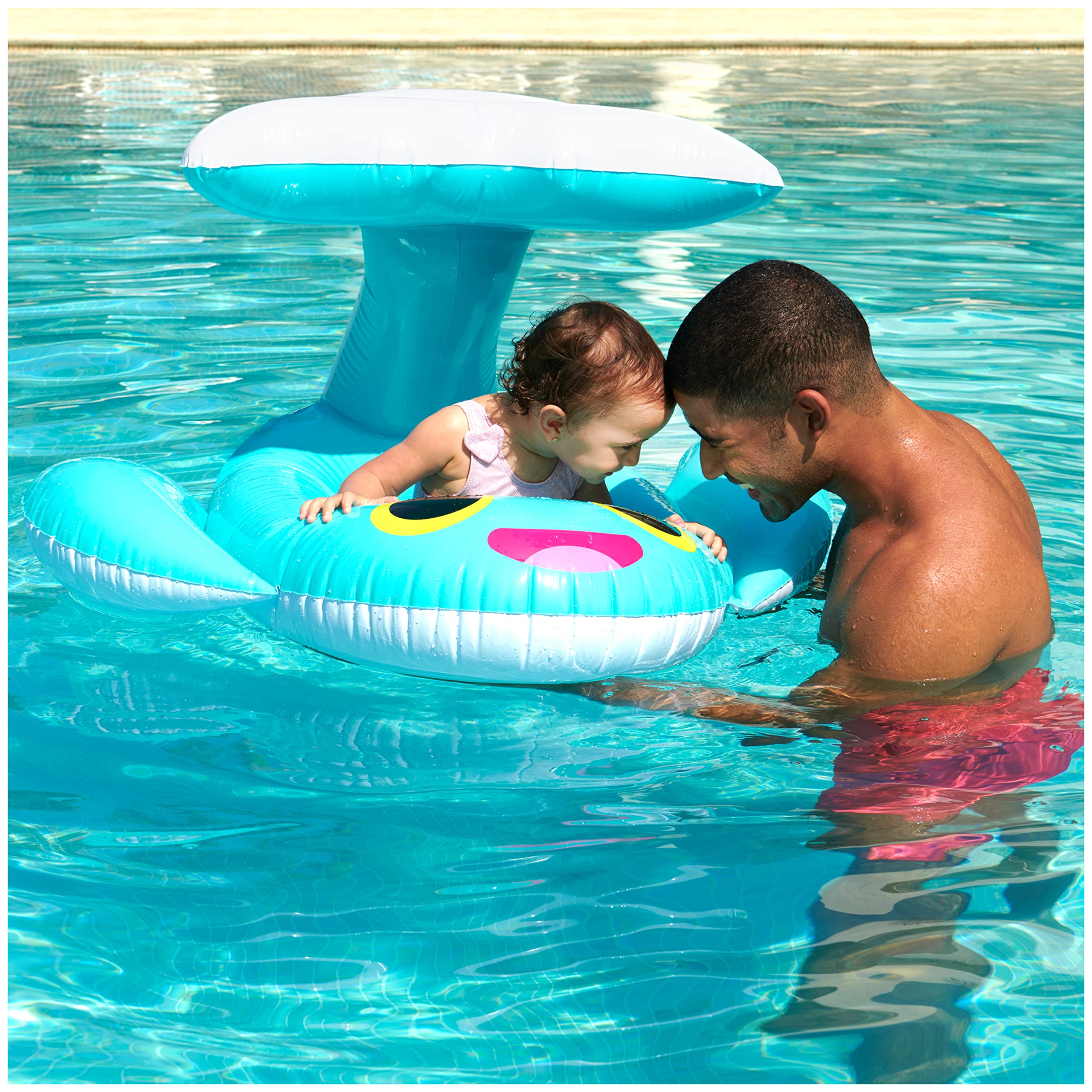 Foto 7 pulgar | Bote Hinchable Swimways Con Toldo Solar Con Forma De Ballena - Venta Internacional.