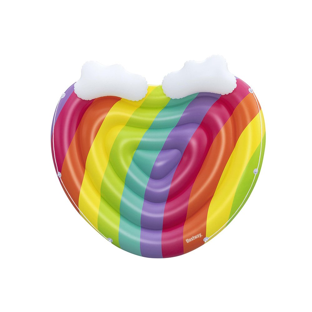 Foto 1 | Inflable Montable Salvavidas Bestway Corazón Arcoiris 1.75mts