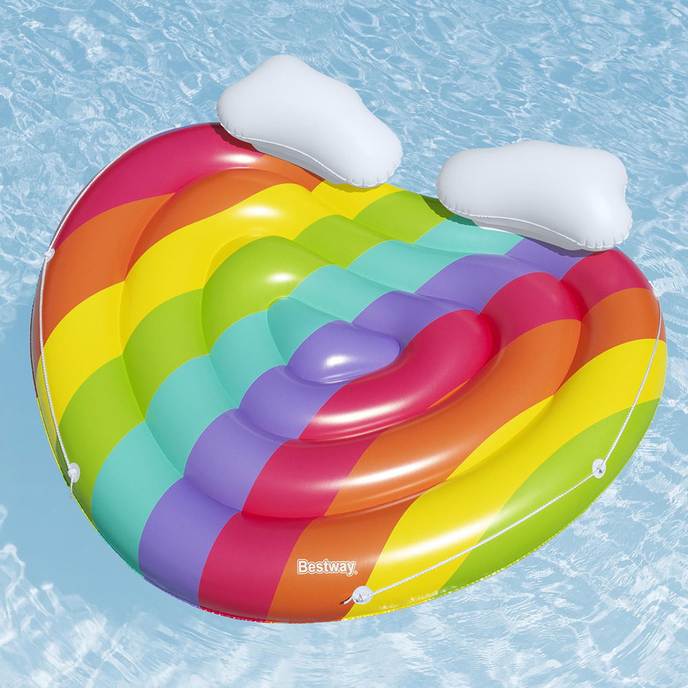 Foto 7 | Inflable Montable Salvavidas Bestway Corazón Arcoiris 1.75mts