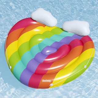 Foto 7 | Inflable Montable Salvavidas Bestway Corazón Arcoiris 1.75mts