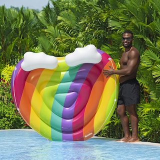 Foto 8 | Inflable Montable Salvavidas Bestway Corazón Arcoiris 1.75mts