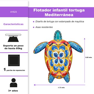 Foto 2 | Inflable Salvavidas Montable Infantil Bestway Tortuga 1.83 Mts