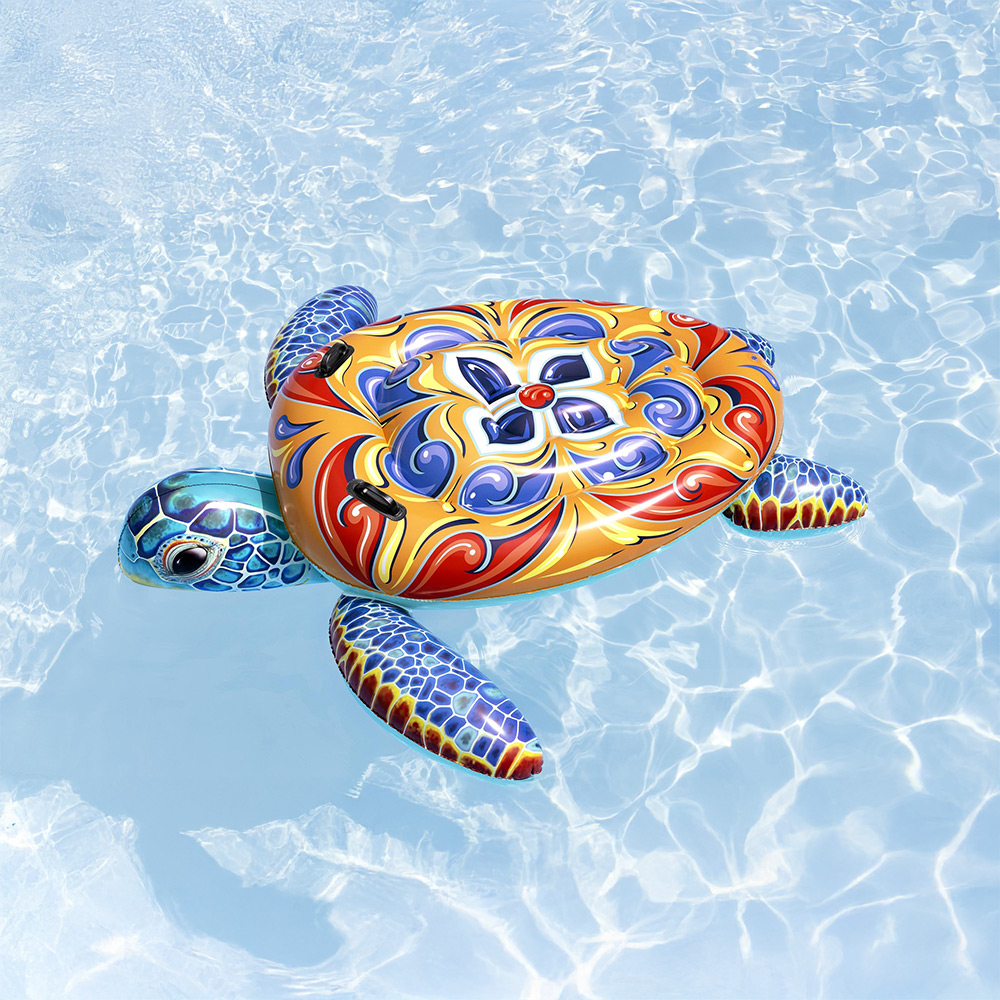 Foto 7 pulgar | Inflable Salvavidas Montable Infantil Bestway Tortuga 1.83 Mts
