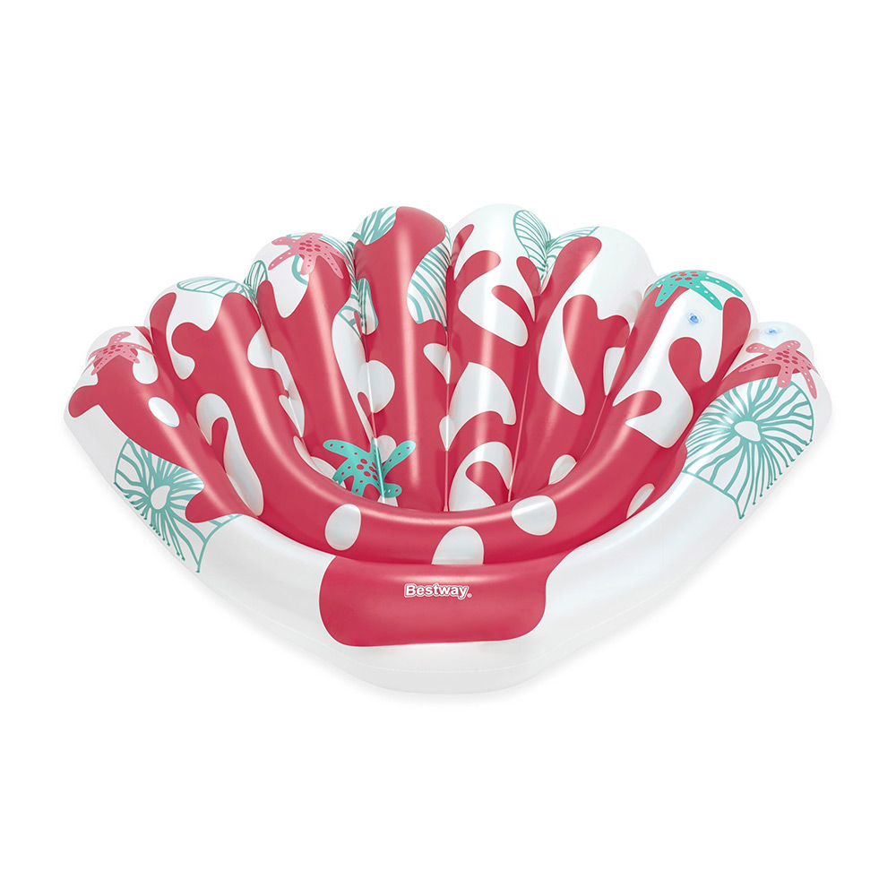 Foto 5 pulgar | Inflable Salvavidas Montable Bestway Diseño De Coral 186cm