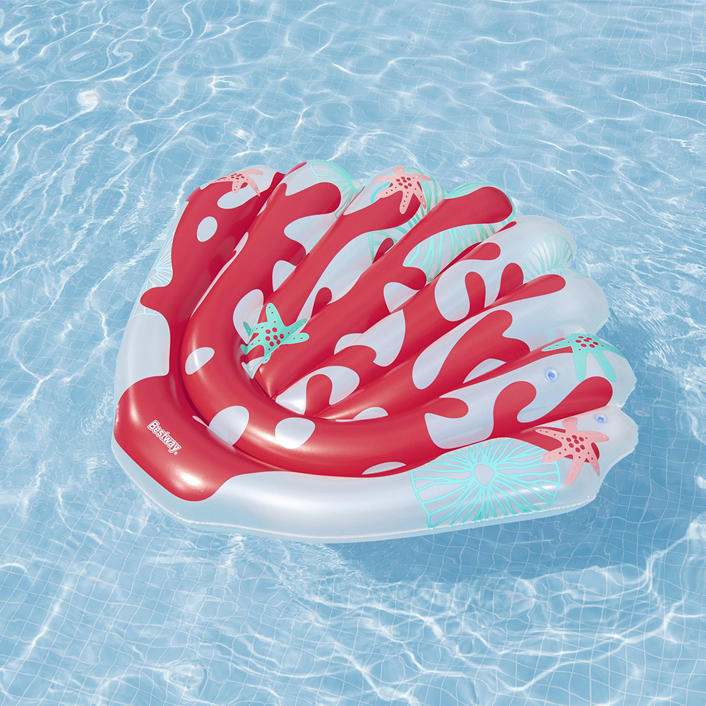 Foto 6 pulgar | Inflable Salvavidas Montable Bestway Diseño De Coral 186cm