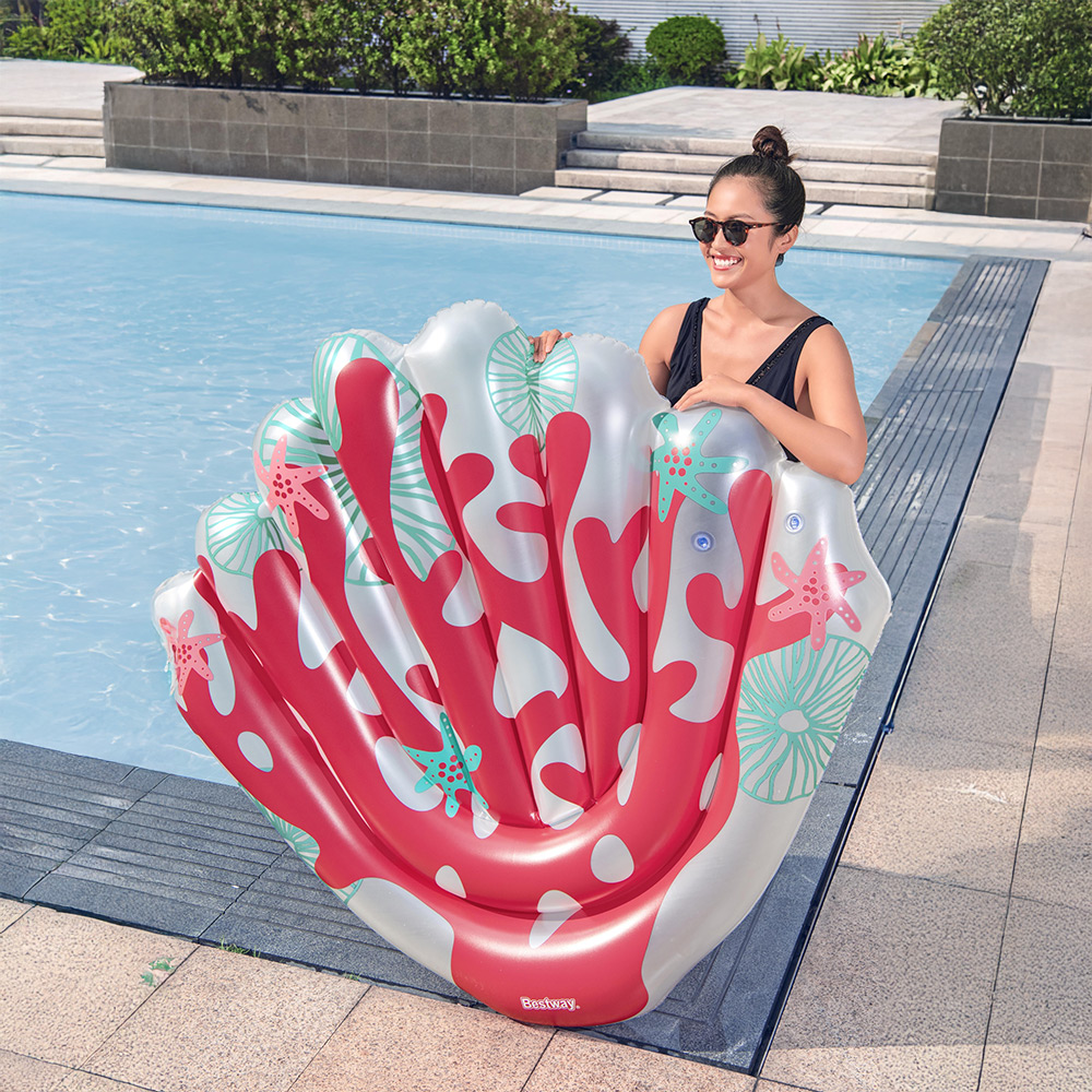 Foto 7 pulgar | Inflable Salvavidas Montable Bestway Diseño De Coral 186cm
