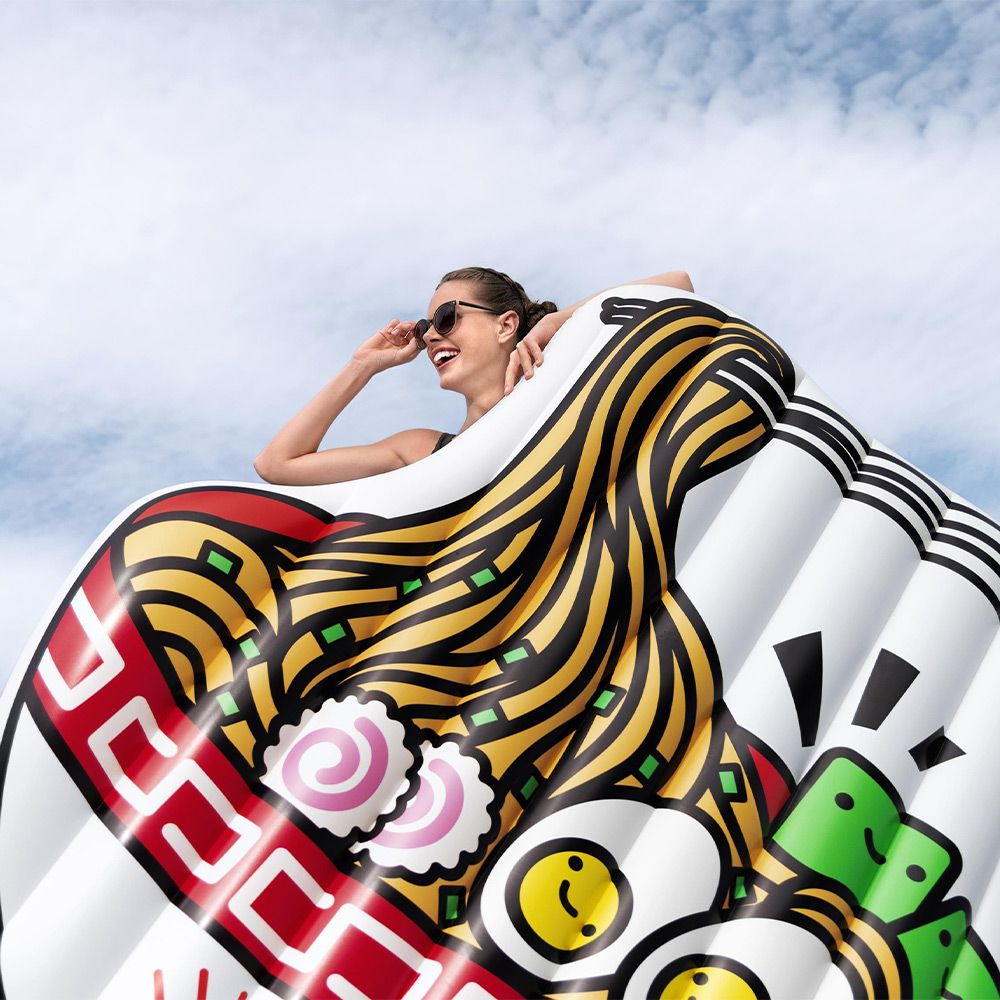 Foto 5 | Inflable Salvavidas Montable Bestway Diseño Ramen 1.83 Mts