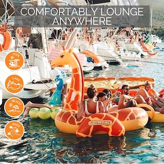 Foto 4 | Flotador Inflable con Forma de Jirafa - Venta Internacional