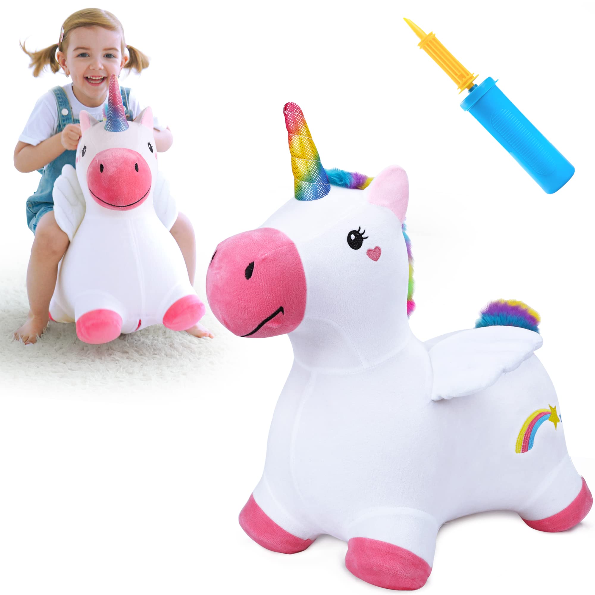 Foto 2 pulgar | Bouncy Horse Iplay Ilearn Bouncy Pals Unicorn Para Niña De Más De 18 Millones - Venta Internacional.